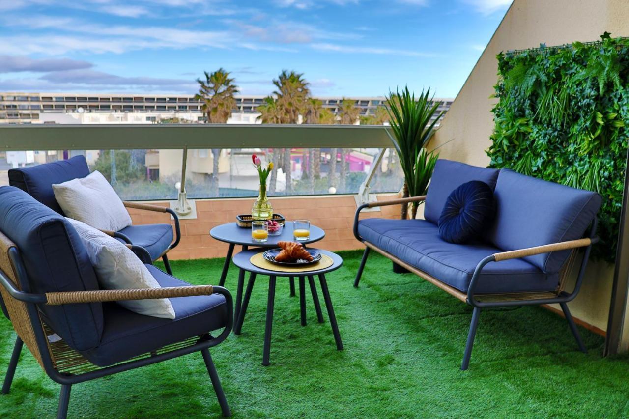 'Cap Confession' - Naturiste - Sea View - Beach - Parking -Air Conditionaire Agde Exterior photo